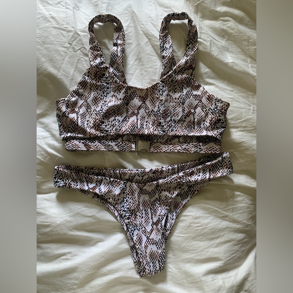 Snakeskin Pattern Bikini